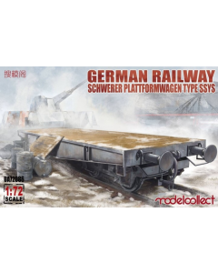 1/72 German Railway Heavy Freight Car type ssys 1+1 Modelcollect 72086