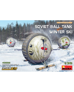 1/35 Soviet Ball Tank with Winter Ski, Interior Kit MiniArt 40008