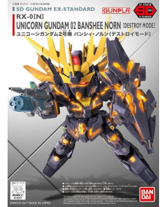 SD Ex-Std : RX-0(N) Unicorn Gundam 02 Banshee Norn [Destroy Mode] BANDAI 55617