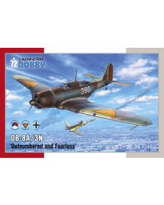 1/72 Douglas DB-8A/3N "Outnumbered and Fearless" met Nederlandse Decals (NL) Special Hobby 72465