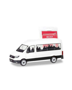 H0 MAN TGE bus, wit (Minikit) Herpa 012935