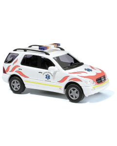 H0 MB M-Klasse, Feuerwehr/Notarzt Lausanne Busch 48541