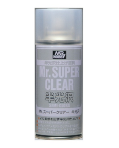 Mr. Super Clear Semi-Gloss Spray 170ml Mr. Hobby B516