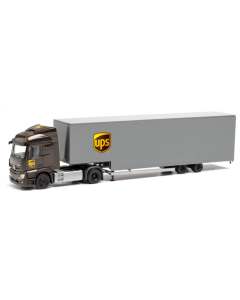 OUTLET - H0 Mercedes-Benz Actros Streamspace 2.3 Jumbokoffer "UPS" Herpa 314244