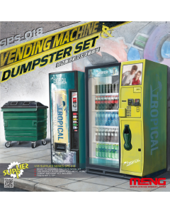 1/35 Vending Machine & Dumpster set Meng SPS018