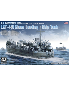 1/350 US Navy Type 2 LSTs - LST-491 Class Landing Ship AFV-Club SE73519