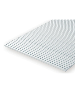 Plaat gegroefd - 0,75 / dikte 0.5 mm (1) Evergreen 2037