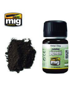 Superfine pigment metal slag 35 ml AMMO by Mig 3020