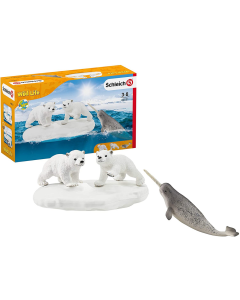 IJsberen op een IJsschots, Wild Life Schleich 42531