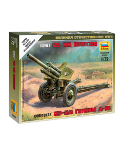 1/72 Soviet 122mm Howitzer M-30, snap fit "Art of Tactic" Zvezda 6122