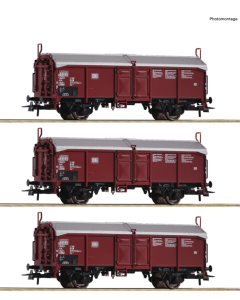 H0 DB Set Schuifdakwagens type Tcs, 3-delig Roco 77050
