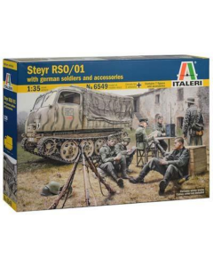 1/35 Steyr RSO/01 with German Soldiers and Accessories Italeri 6549