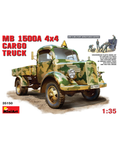 1/35 German MB 1500 A 4x4 Cargo Truck MiniArt 35150