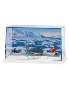 H0 Diorama: Merry Christmas XXVII "Op dun ijs" Busch 7629