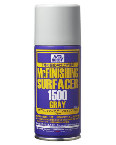 Mr. Finishing Surfacer 1500 Gray Spray 170ml - B527 Mr. Hobby B527