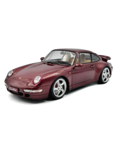 1/18 Porsche 911 (993) Turbo '97, rood Solido 1810102