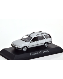 1/43 Peugeot 405 Break 1991 Zilver Norev 474554