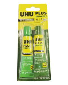 UHU Plus Endfest 2-componentenlijm, 2x15ml UHU Lijmen 45670