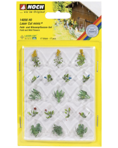 H0 Veld- en wilde bloemen 17 stuks Noch 14056