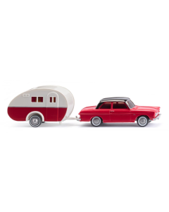 1/87 Ford Taunus 12M Met Woonwagen Wiking 020203