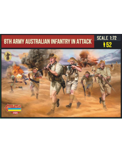 1/72 8th Army Australian Infantry in attack Strelets-R M155