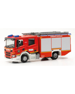 H0 Scania CP Crewcab HLF Feuerwehr Santander Herpa 097543