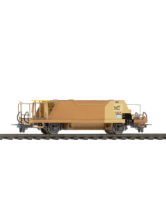 H0m RhB Grindwagen Xc 9421 geel/roest - Bemo 2253 121 Bemo 2253121