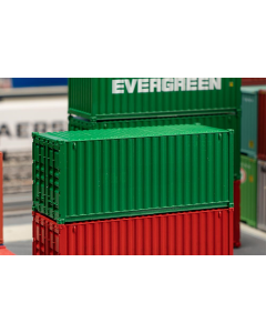 H0 20' Container, groen Faller 182002