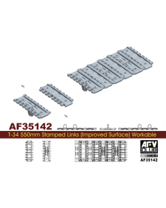 1/35 T-34 550mm Stamped Links (Improved surface) Type 1941 (workable) AFV-Club 35142