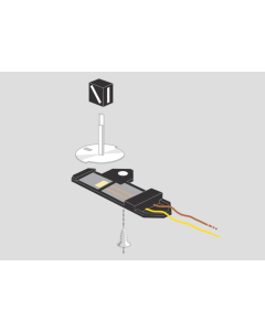 H0 C-Rail Wissellantaarns Geel, 2 stuks Marklin 74470