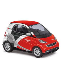 H0 Smart Fortwo Coupe 2012 'Flinkster' Busch 46217