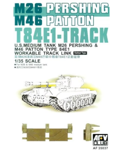 1/35 T84E1 Workable Tracks for M26 Pershing / M46 Patton (rubber type) AFV-Club 35037