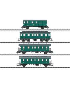 H0 SNCB Set Passagiersrijtuigen voor Stoomloc S.81, 4-delig Marklin 43054