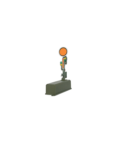 H0 Semafoor voorsein met vaste schijf (Hobby) Viessmann 4610