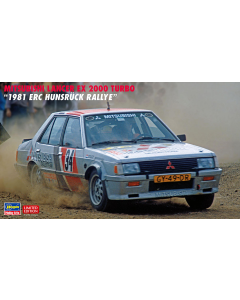 1/24 Mitsubishi Lancer EX 2000 Turbo "1981 ERC Hunsrück Rally" Hasegawa 20526