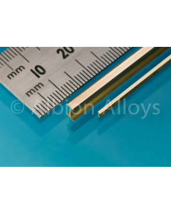 Messing I Profiel 4X2mm Albion Alloys IB4