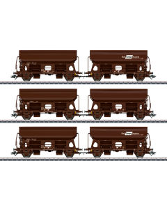 H0 ÖBB Zwenkdakwagen Set "Rail Cargo Austria", 6-delig Marklin 46308