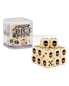 Warhammer Citadel 12mm Dice Set - Wit (b) Warhammer 6536b