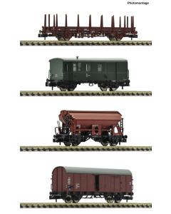 N DB Set Goederenwagens, 4-delig Fleischmann 6660044