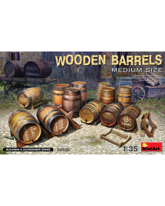 1/35 Wooden Barrels (medium size) MiniArt 35630