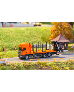 H0 Car System: Scania R13 Korte houtvrachtwagen (HERPA) Faller 161634