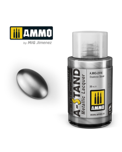 AMMO A-Stand Stainless Steel (Alclad ALC115) 30ml AMMO by Mig 2314