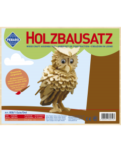 Houten Uil, 142-delig Pebaro 8581