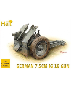 1/72 German 7.5cm IG 18 Gun HAT 8163