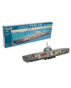 1/144 German Submarine Type XXI U 2540 with Interior Revell 05078