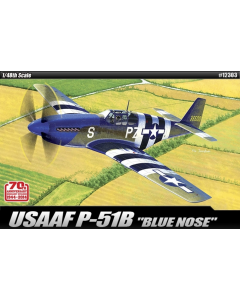 1/48 North American P-51B USAAF "Blue Nose" Academy 12303