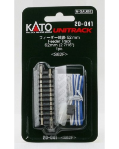 N Unitrack Rails aansluitrail (20-041), 62mm Kato 20041