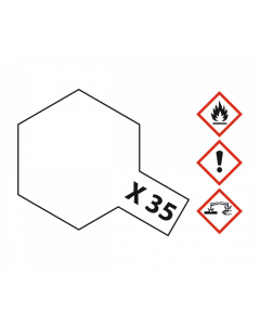 X-35 Semi Gloss Clear 10ml Tamiya 81535