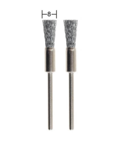 Penseelborstel RVS 8mm 2st Proxxon 28955