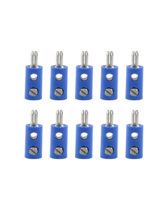 Stekker "Blauw", 10 stuks Brawa 3055